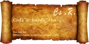Csép Rozália névjegykártya